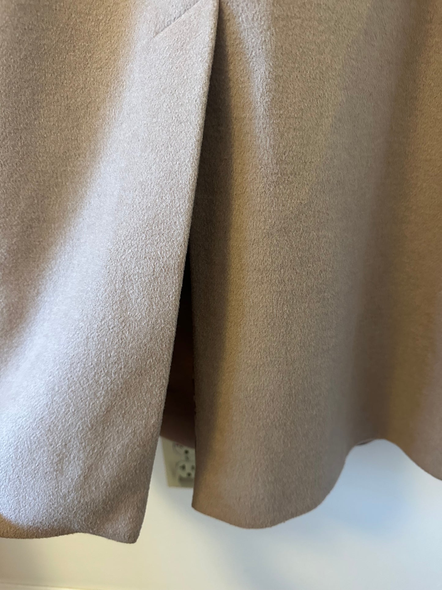 Soia & Kyo Classic Beige Wool Blend Trench Coat | Size XS