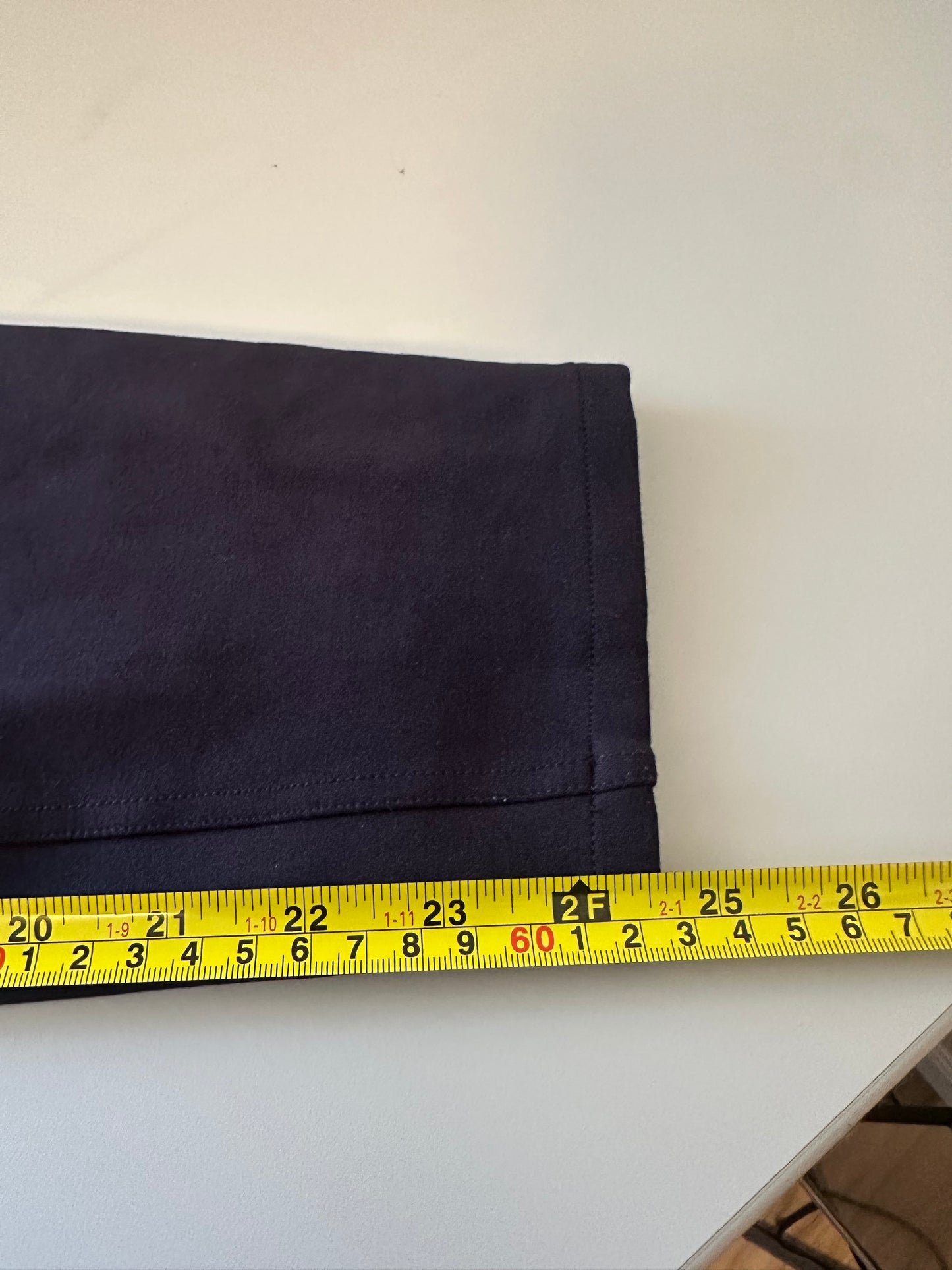 SPANX Navy Stretch Straight Leg Pants | Size Medium