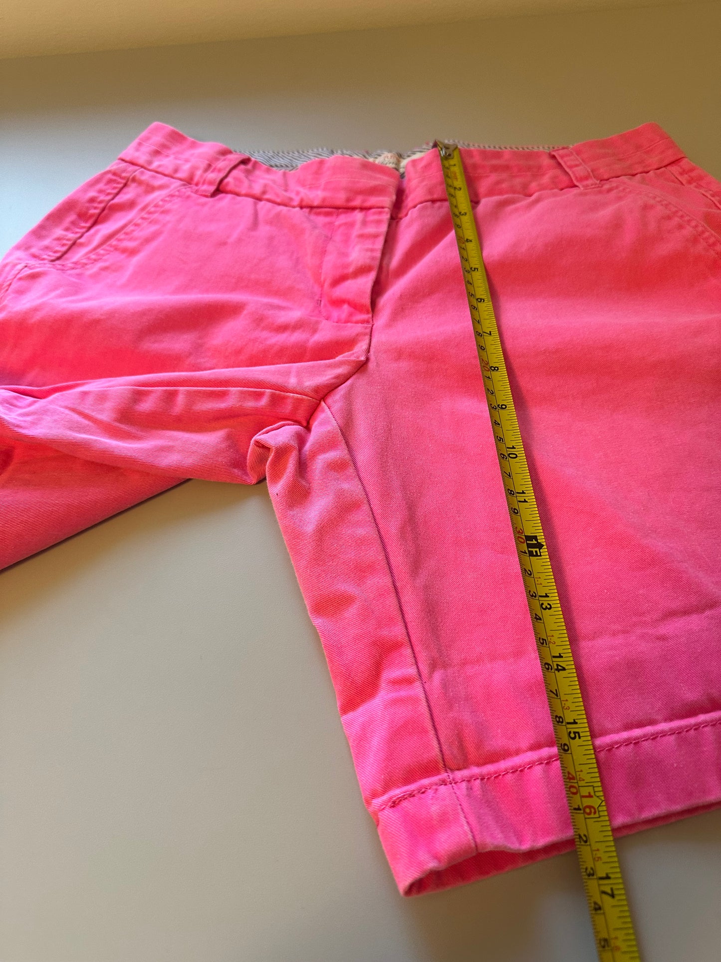 J. Crew Bright Pink Women's Chino Shorts | Size 6