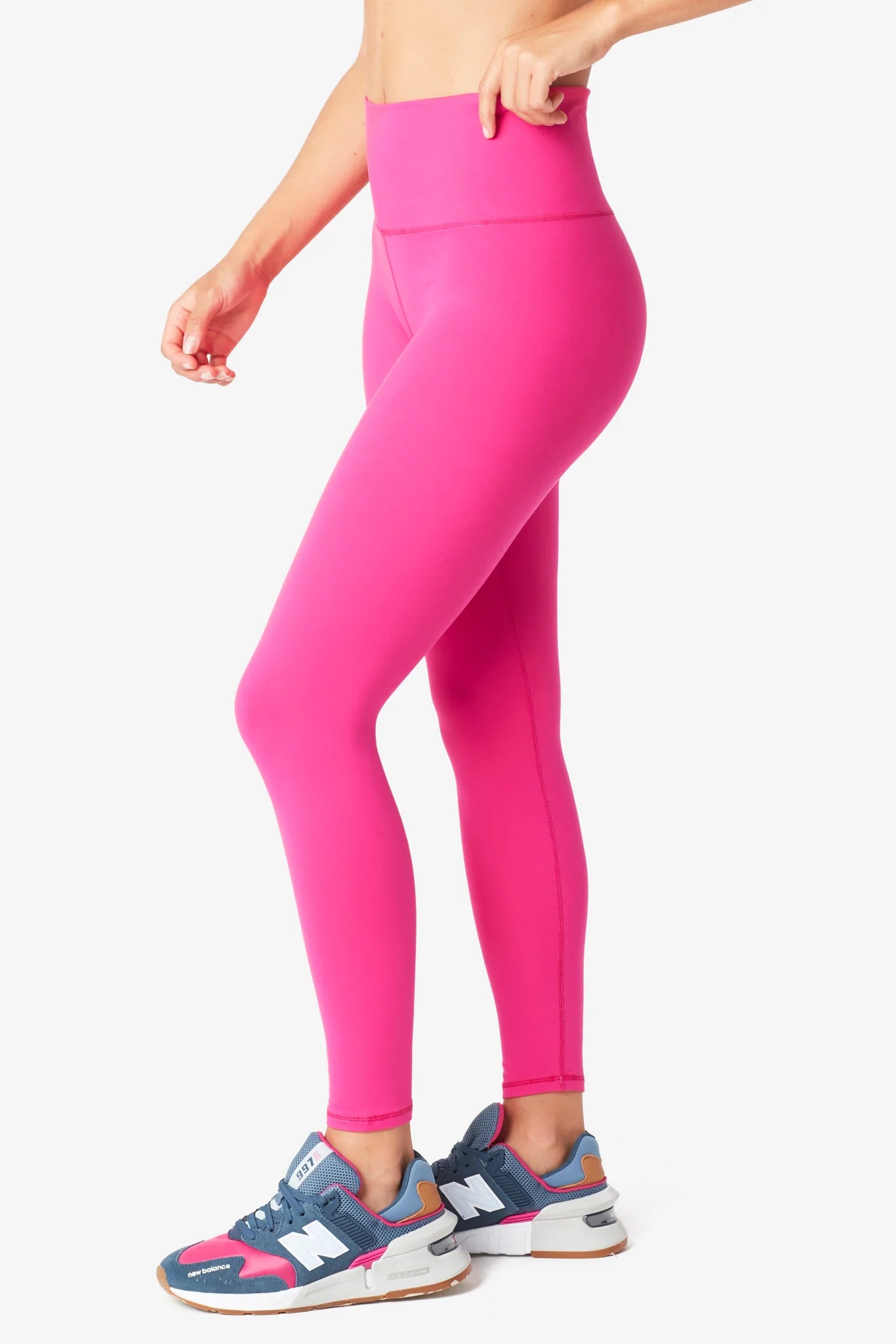 Terez TLC High Rise Pink Leggings | Size Medium