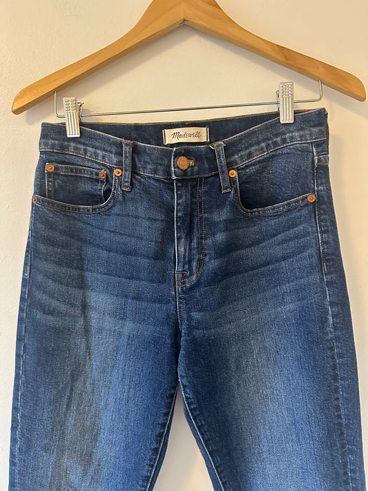Madewell Cruiser Straight Leg Medium Wash Jeans With Stretch | Size 27