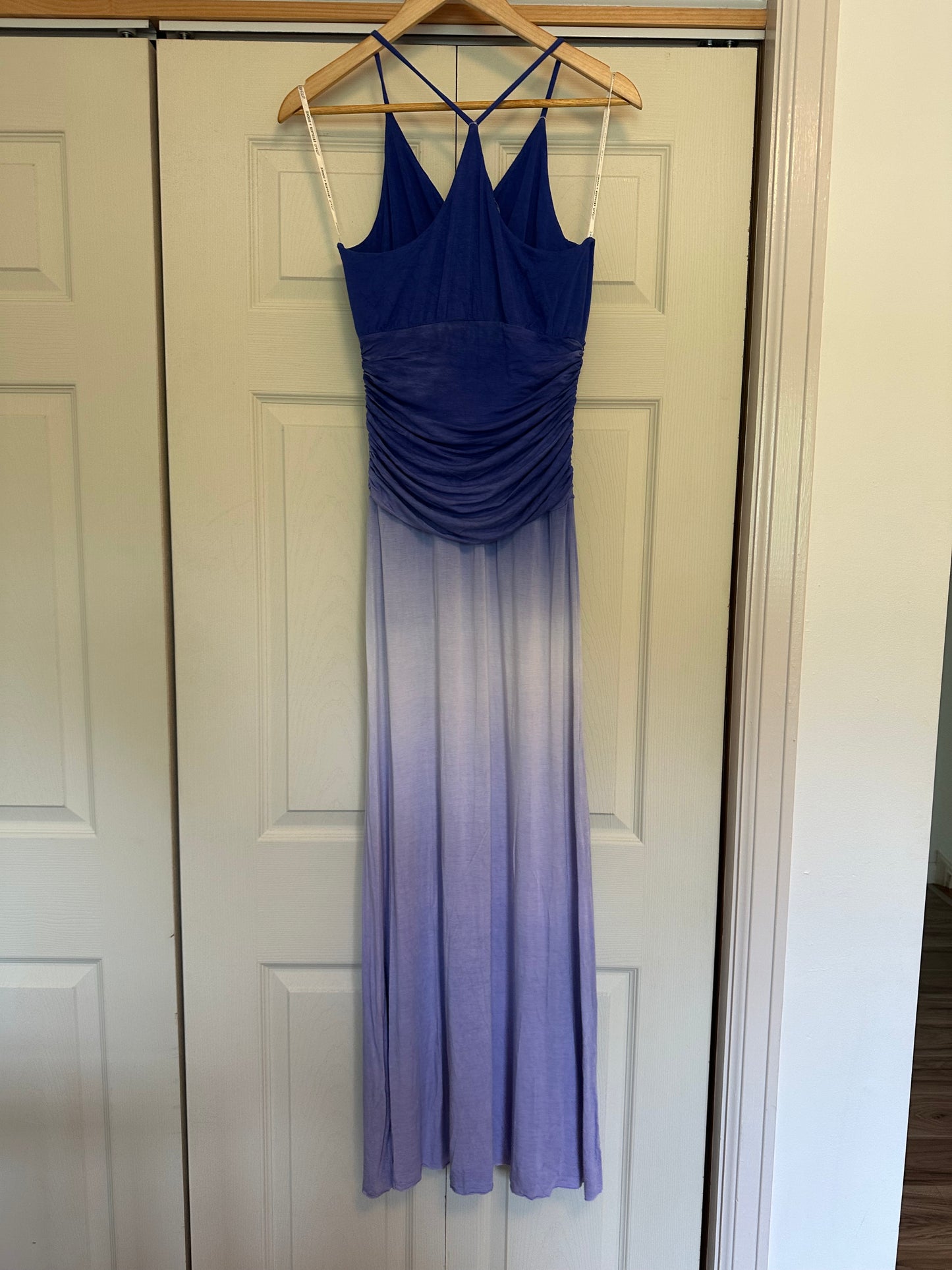 Young Fabulous and Broke Blue and Purple Ombre Maxi Dress Size XS