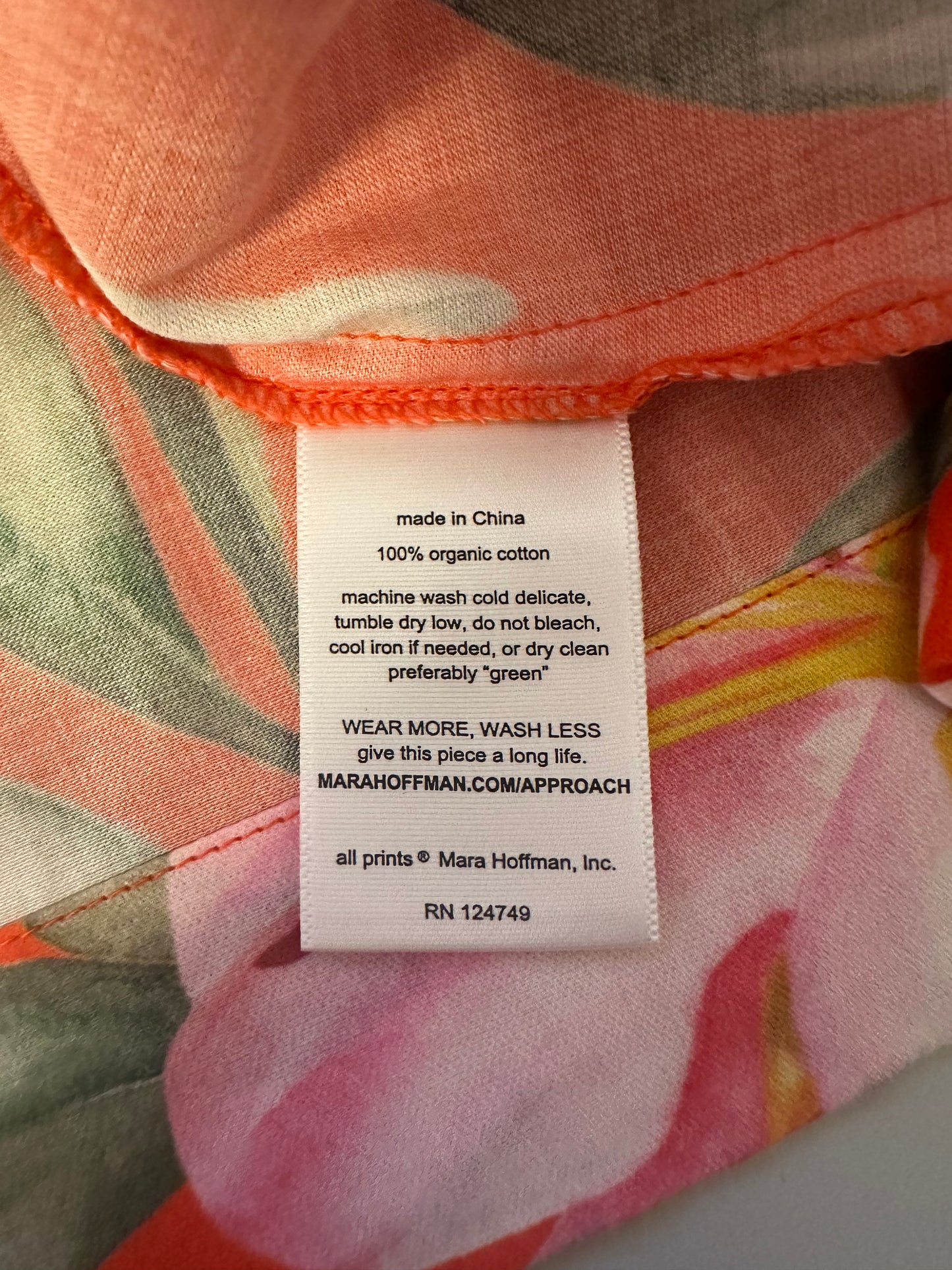 Mara Hoffman Violet Maxi Dress in Lily Floral | Size Medium