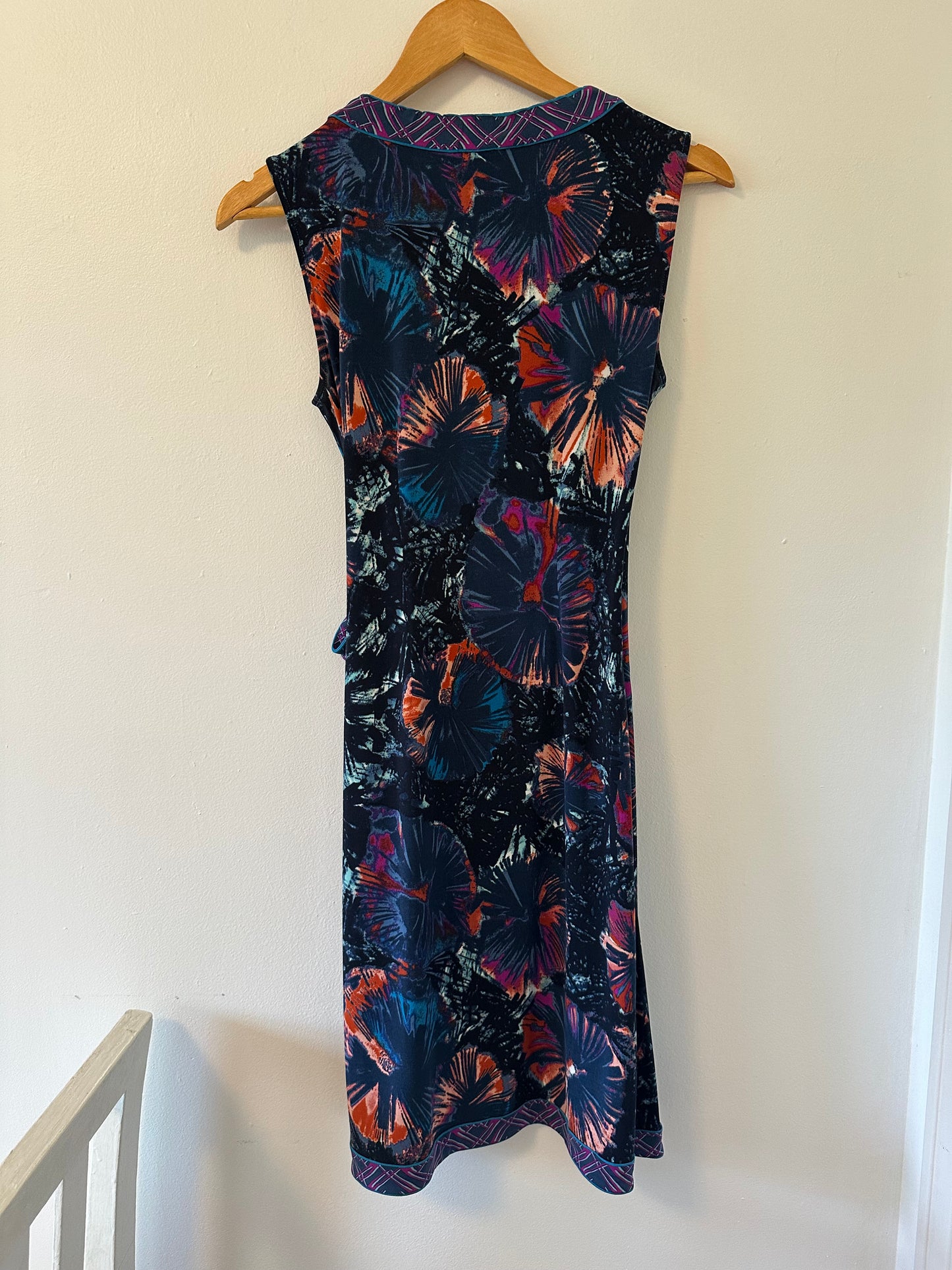 BCBG Max Azria Floral Wrap Dress - Multicolor Size XS
