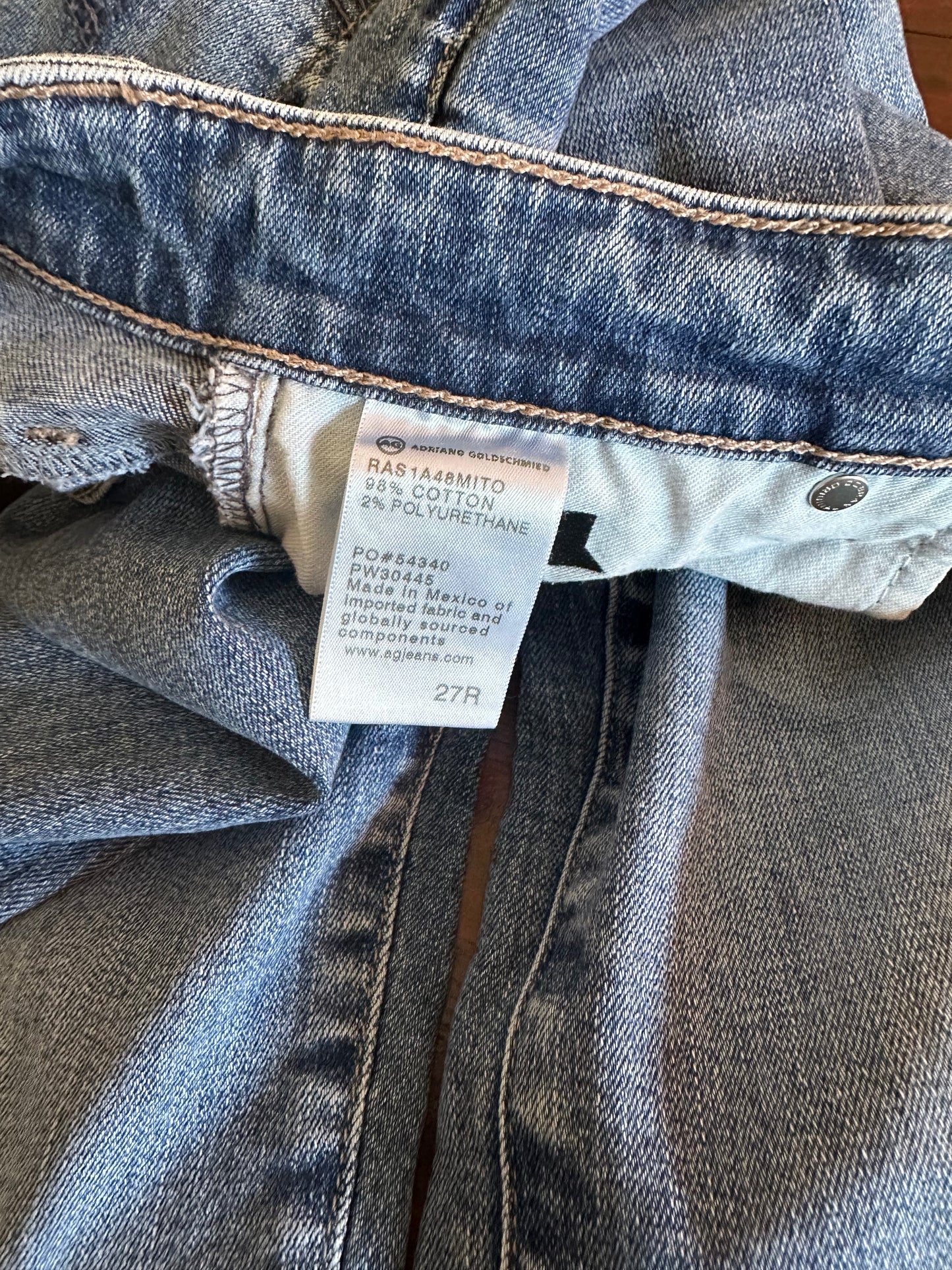 AG Mari Crop Jeans Size 27