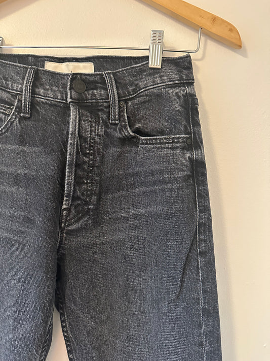 MOTHER The Tomcat Ankle Straight Leg Jeans in On The Fly - Size 24