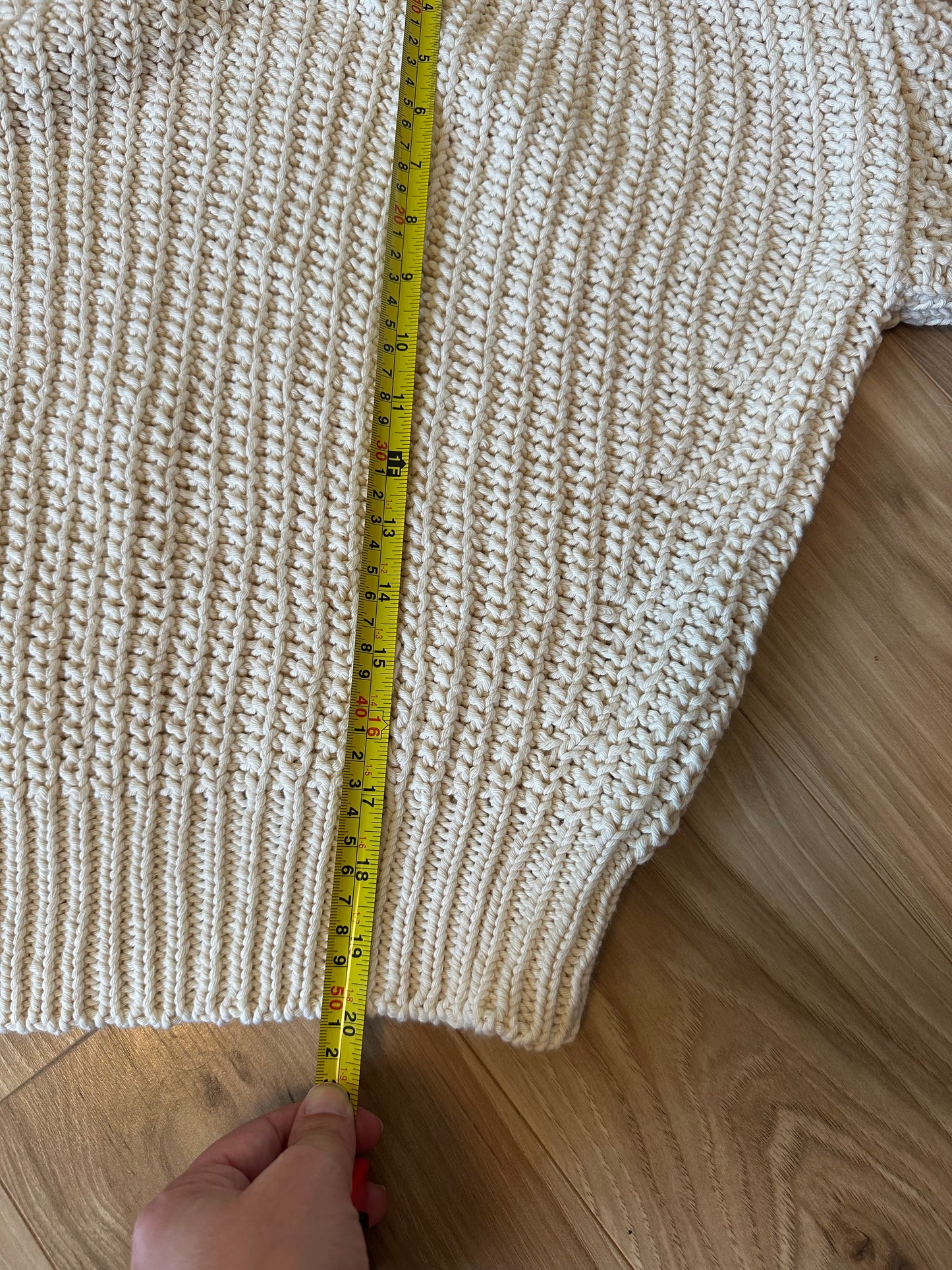 Babaa No18 Jumper Sweater in Natural - Size Small