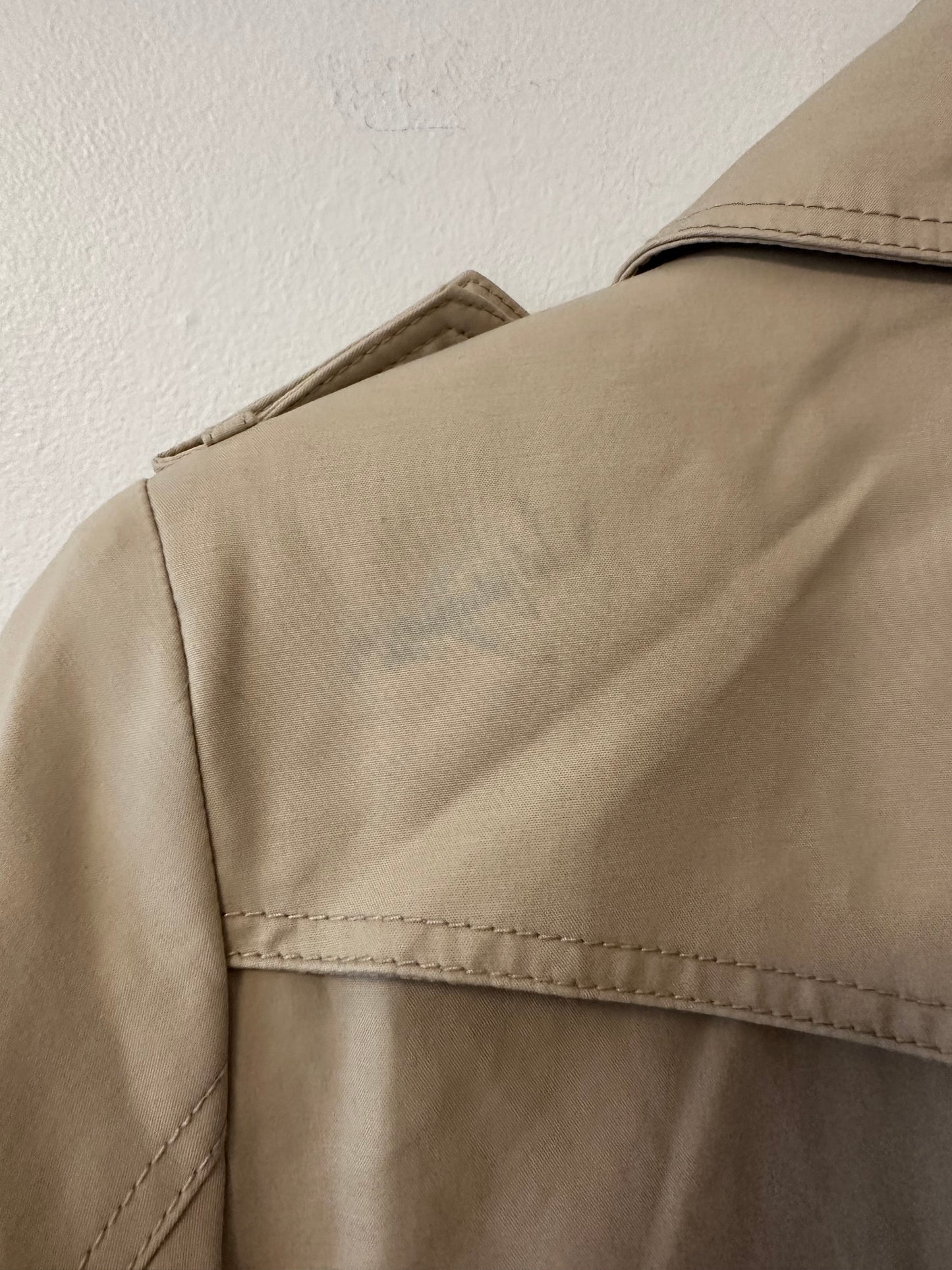 Tommy Hilfiger Classic Beige Trench Coat | Size XS