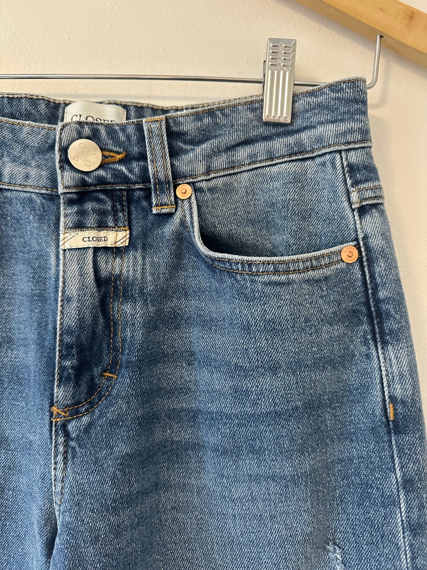 Closed Glow Up High Waisted Wide Leg Flare Jeans - Size 25
