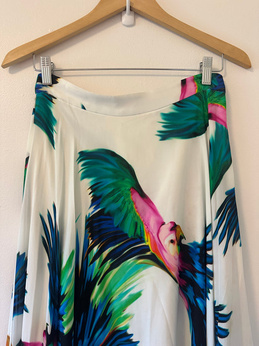 Milly Tropical Print Maxi Skirt Size 8