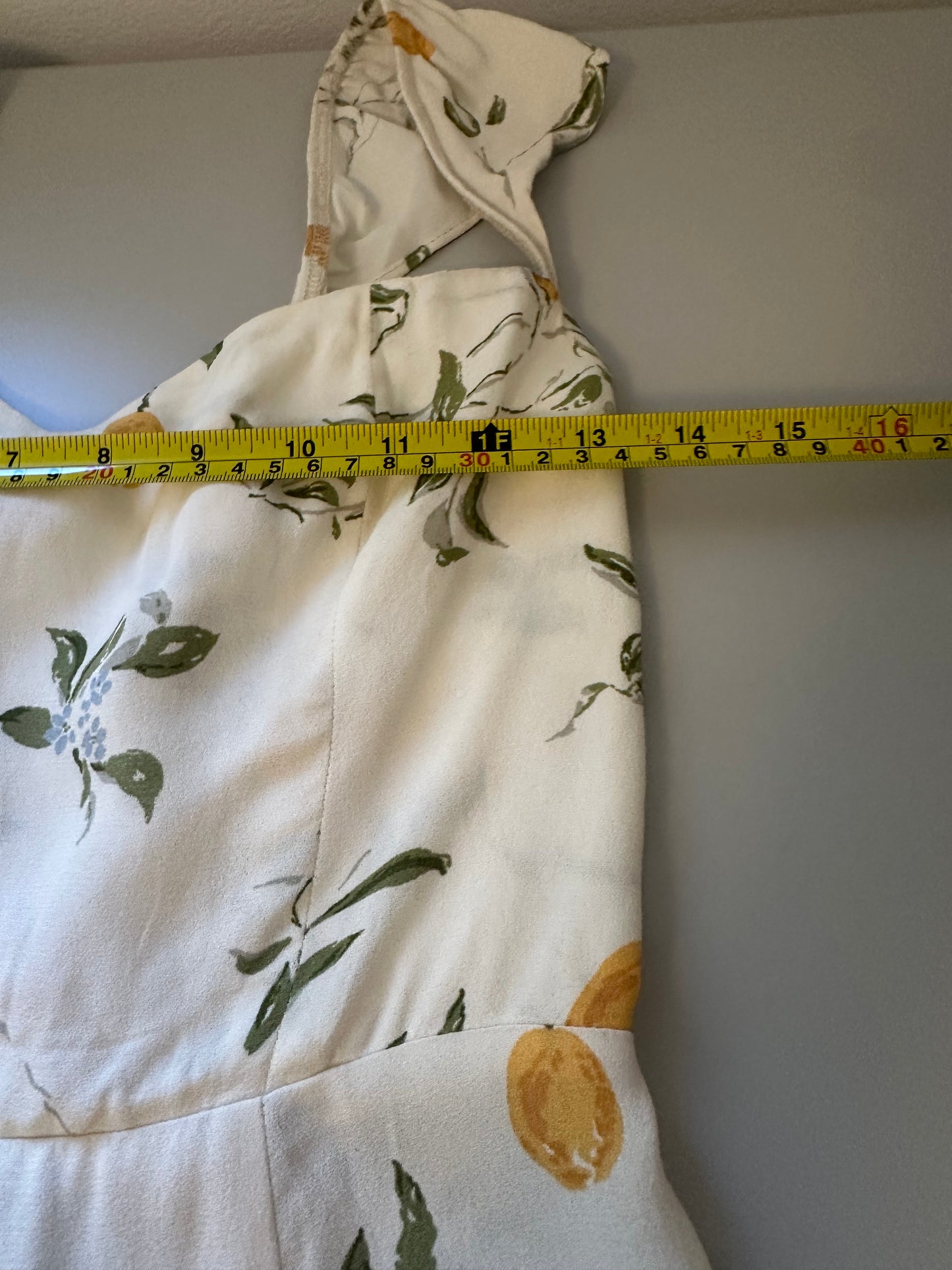 Reformation Tanis Mini Dress in Citron | Size 4