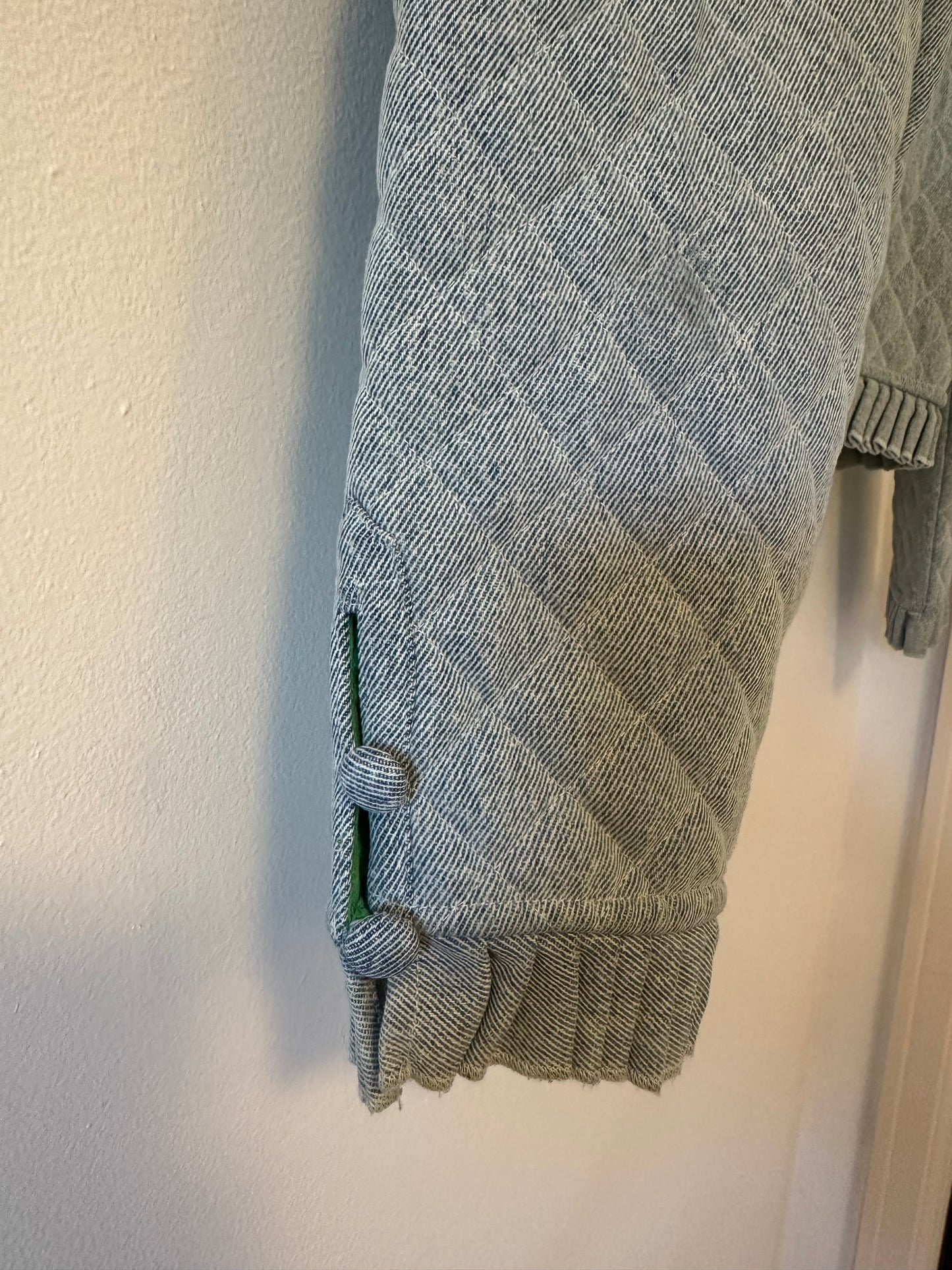 Love The Label Adrienne Quilted Open-Front Cropped Jacket | Size Medium