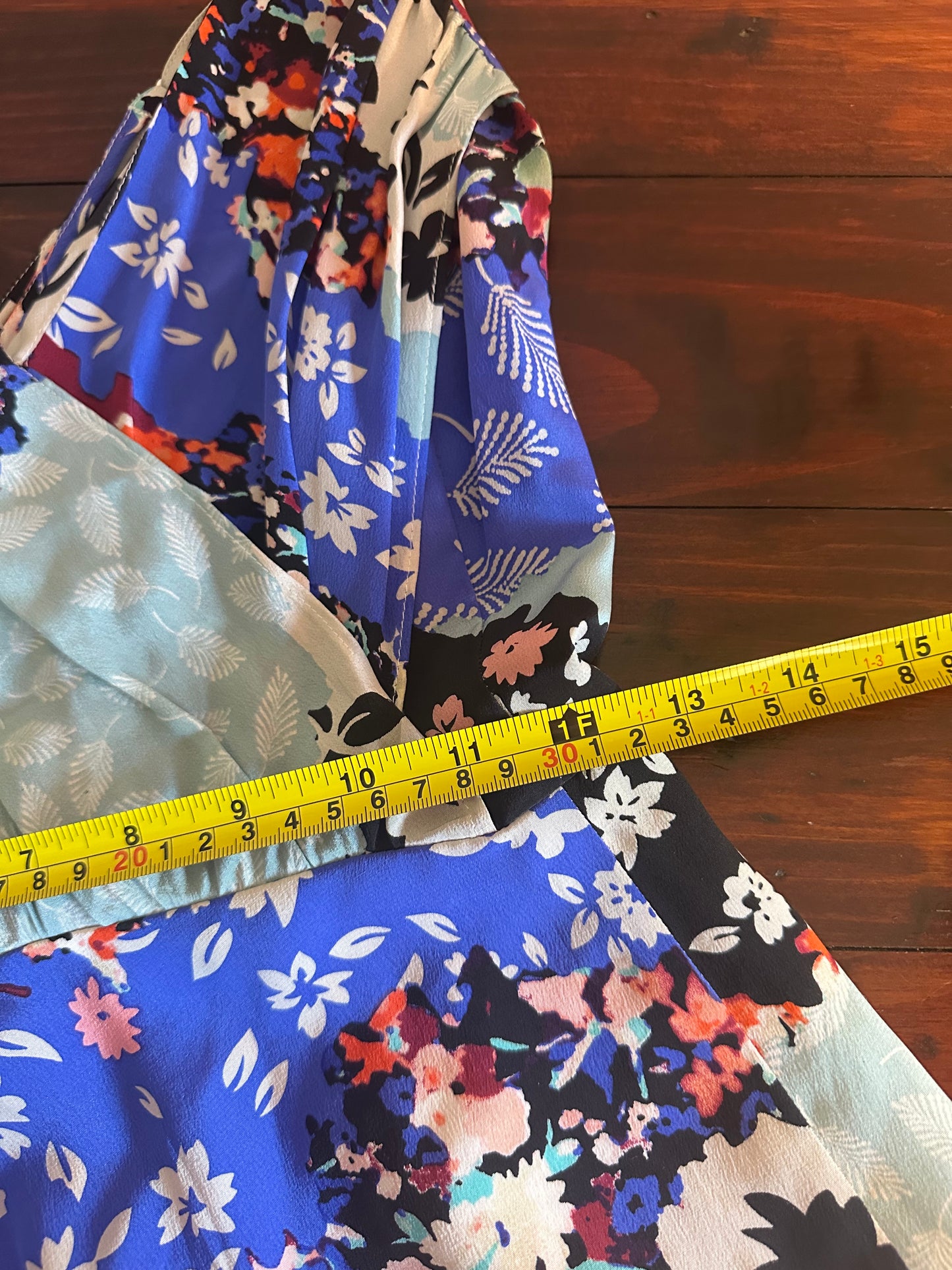 Yumi Kim "Kat" Maxi Flower Print Silk Dress - Size Large