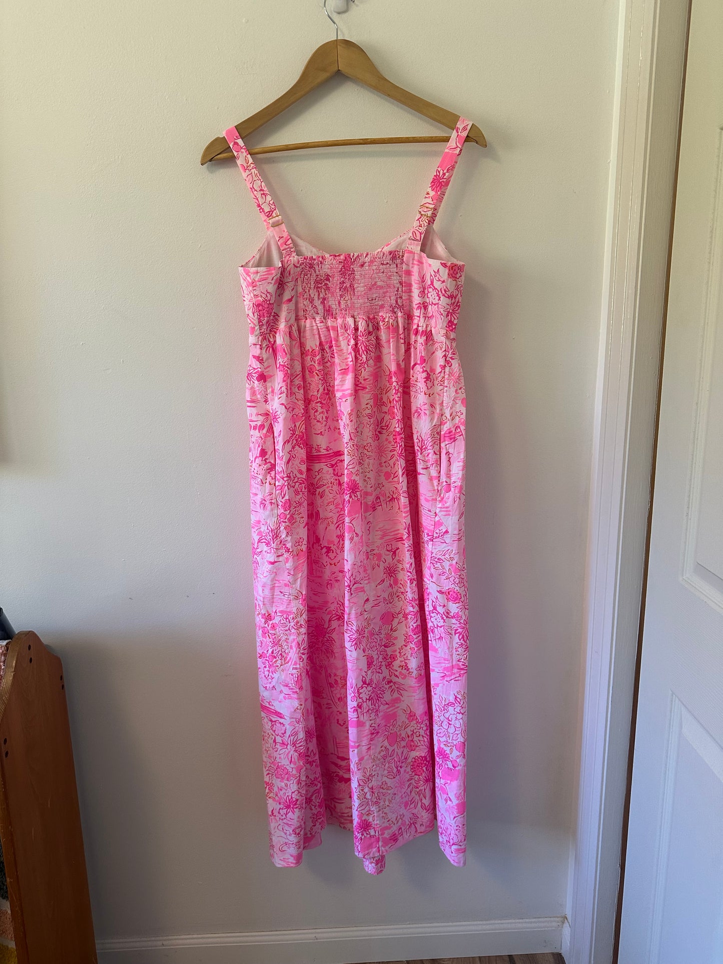 Lilly Pulitzer Azora Pink Floral Empire Waist Sundress | Size 6