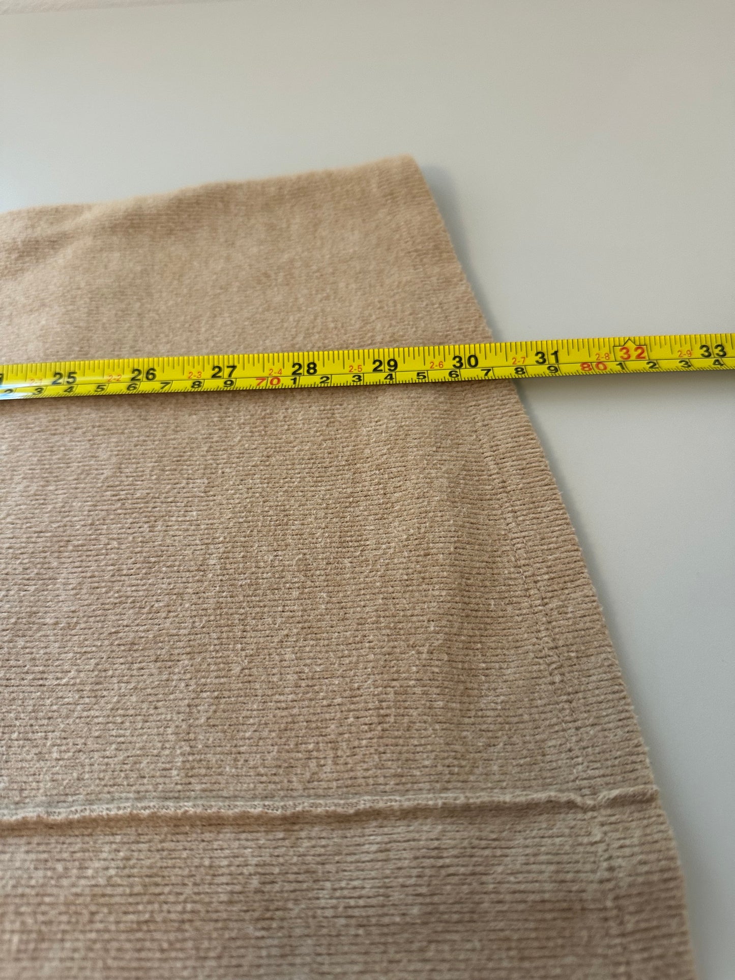 Zara Tan Mini Sweater Dress with Short Sleeves | Size Small
