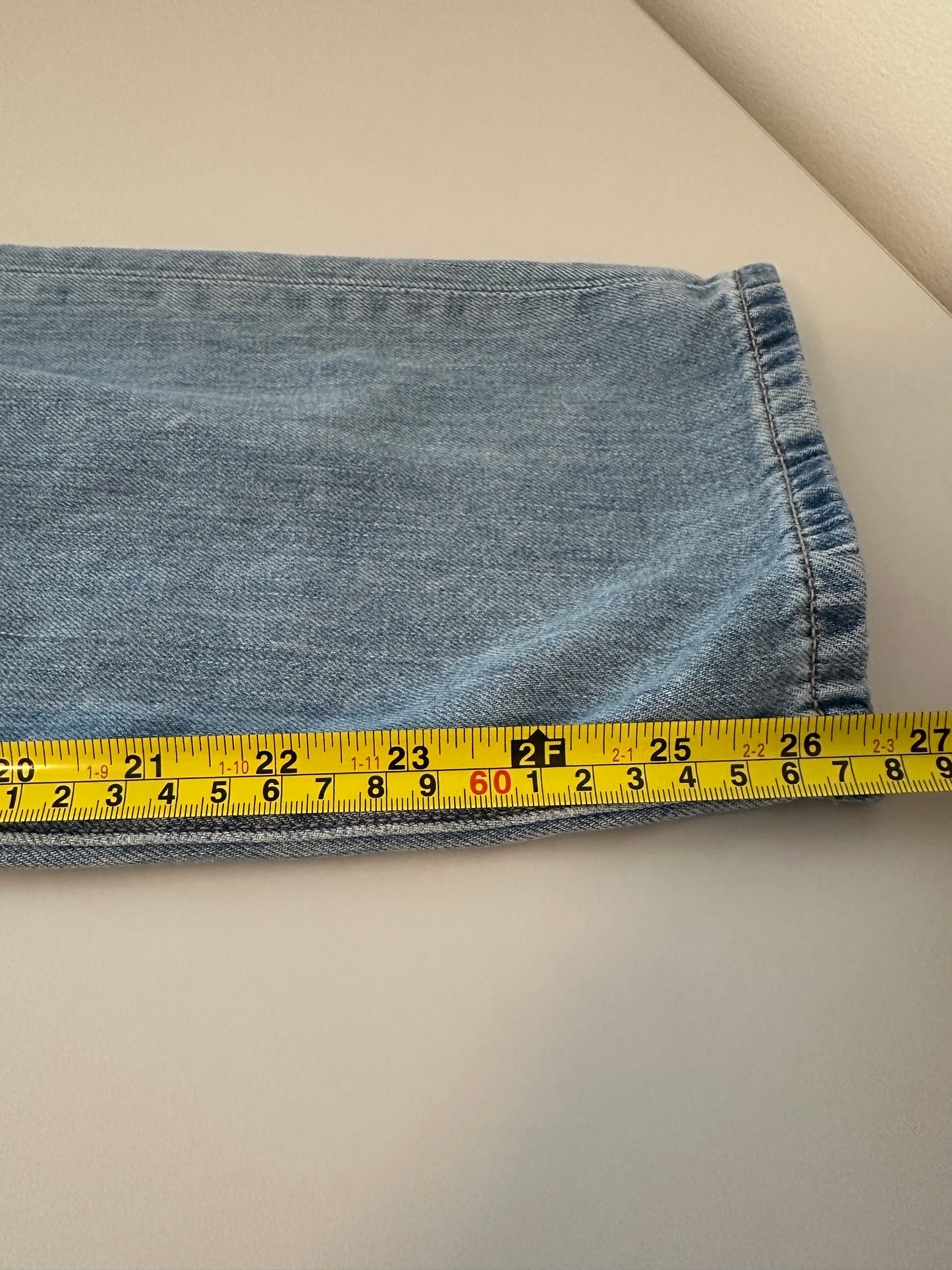 J. Crew Relaxed Fit Light Blue Jeans with Elastic Drawstring Waist | Size 26