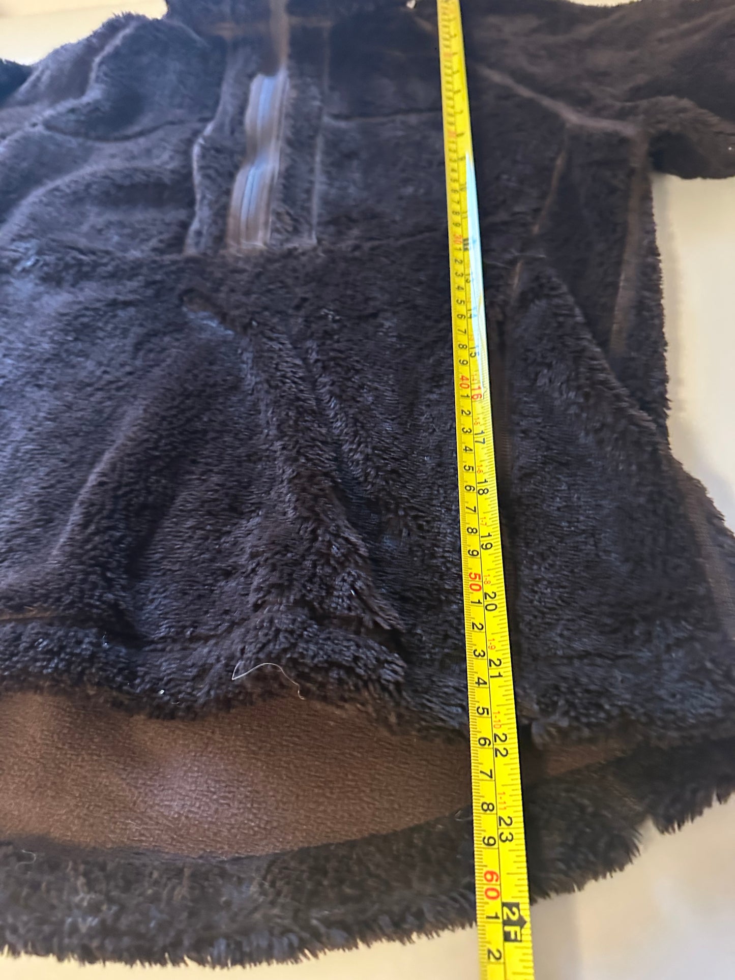 Eastern Mountain Sports Dark Brown Fleece Half Zip Jacket | Size Small