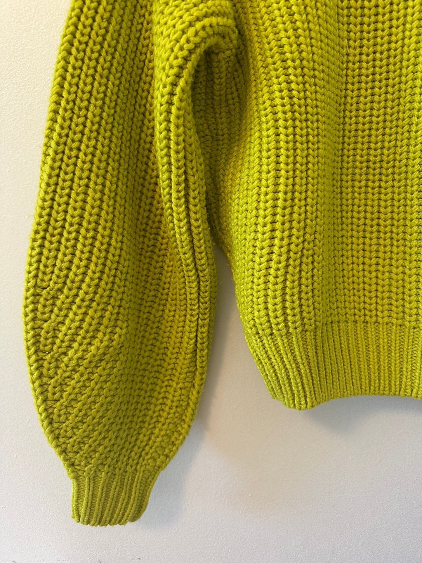 Show Me Your Mumu Women's Bailey Sweater in Lime Green - Size XS