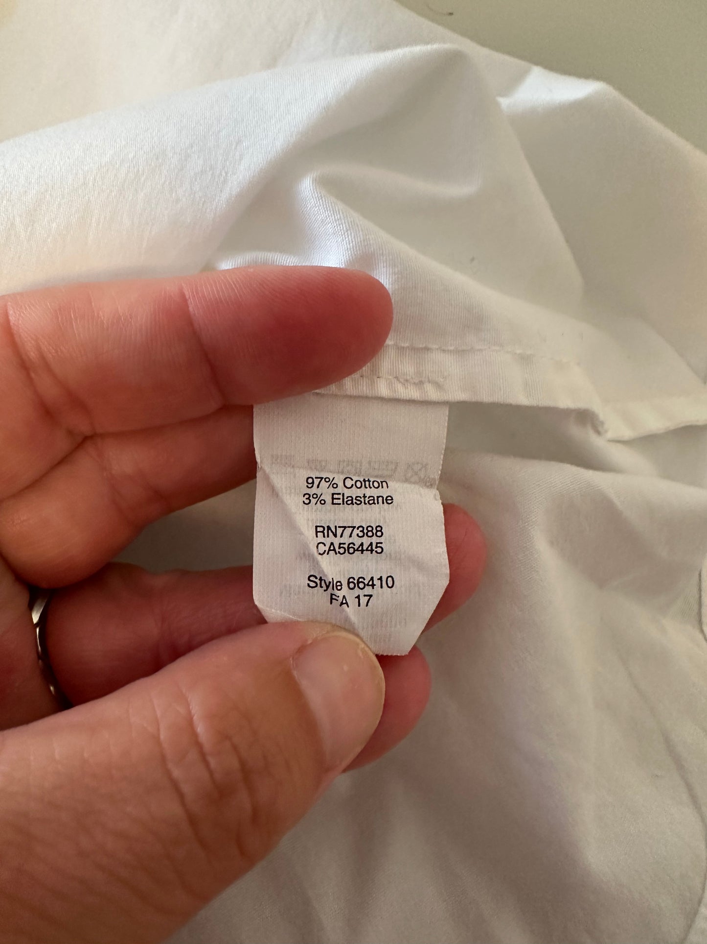 J. Crew Women's Haberdashery White Button Down Shirt | Size XL