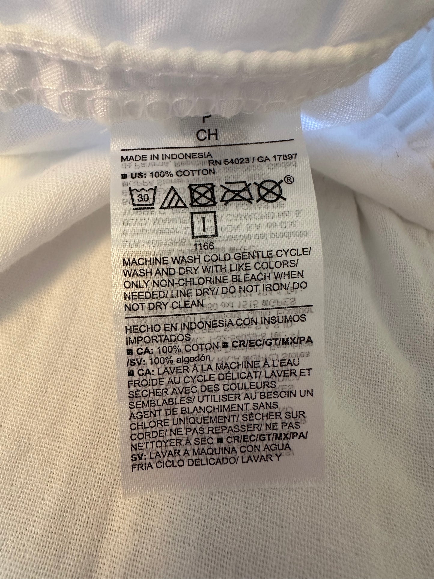 NWT Old Navy Cotton White Wide Leg Elastic Waist Pants | Size Small