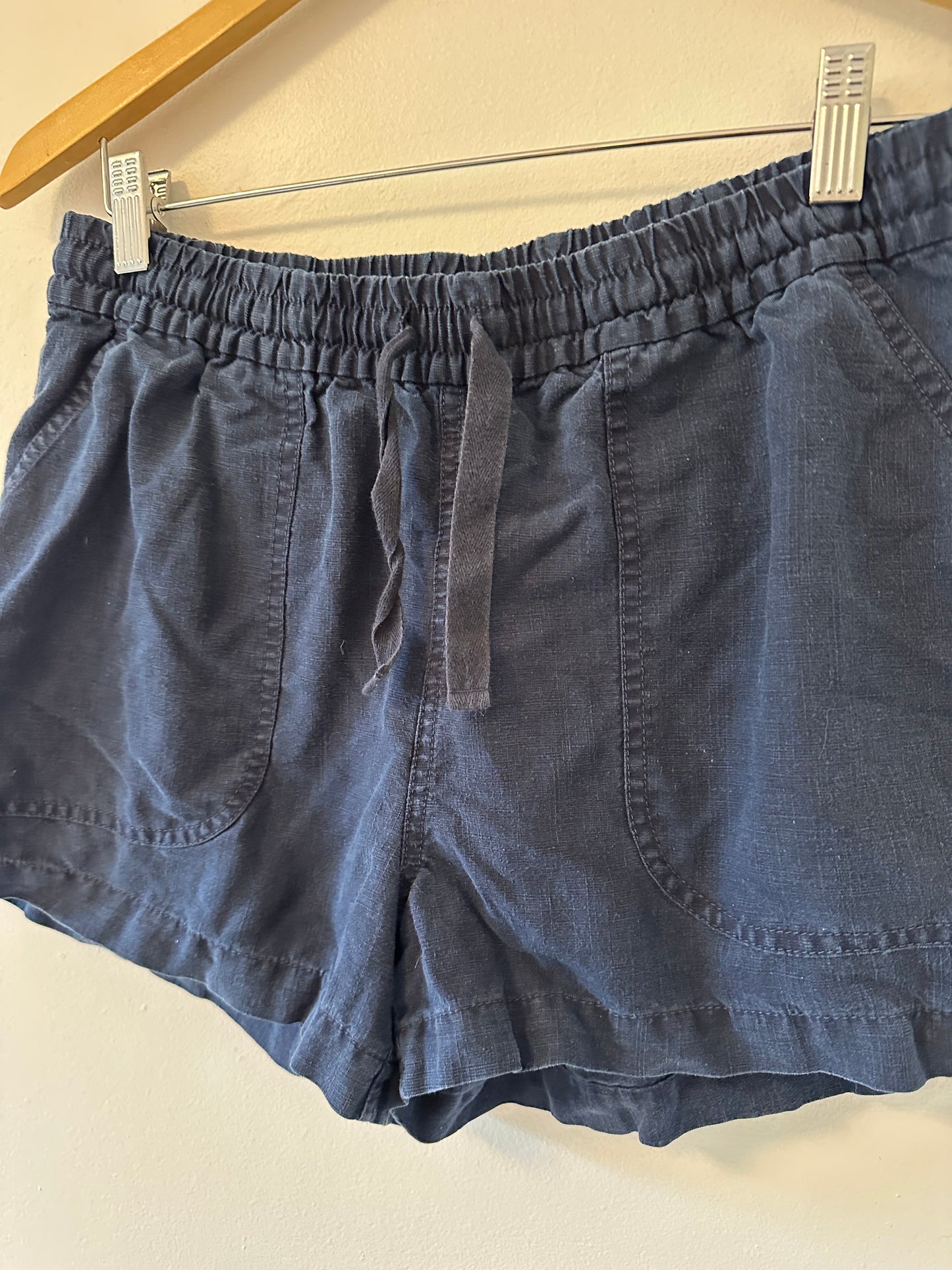 J. Crew Navy High Waist Pull On Women's Shorts - Size Medium