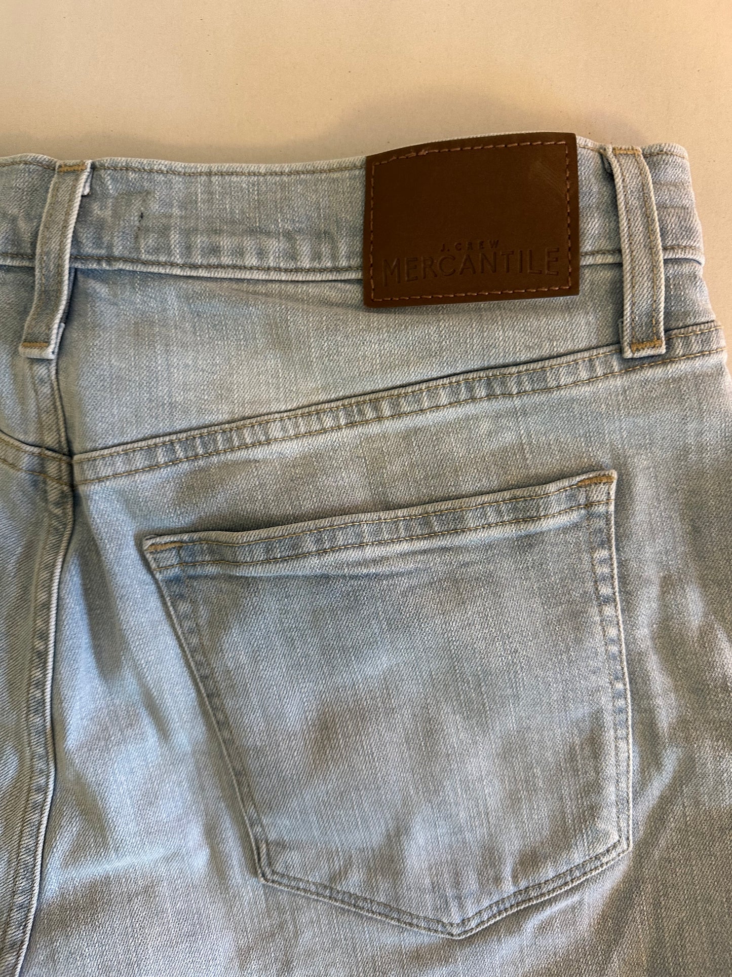 J. Crew Mercantile Light Blue Denim Women Cutoff Shorts - Size 29