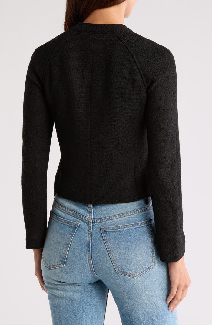 Rag & Bone Carol Woven Jacket in Black | Size 6