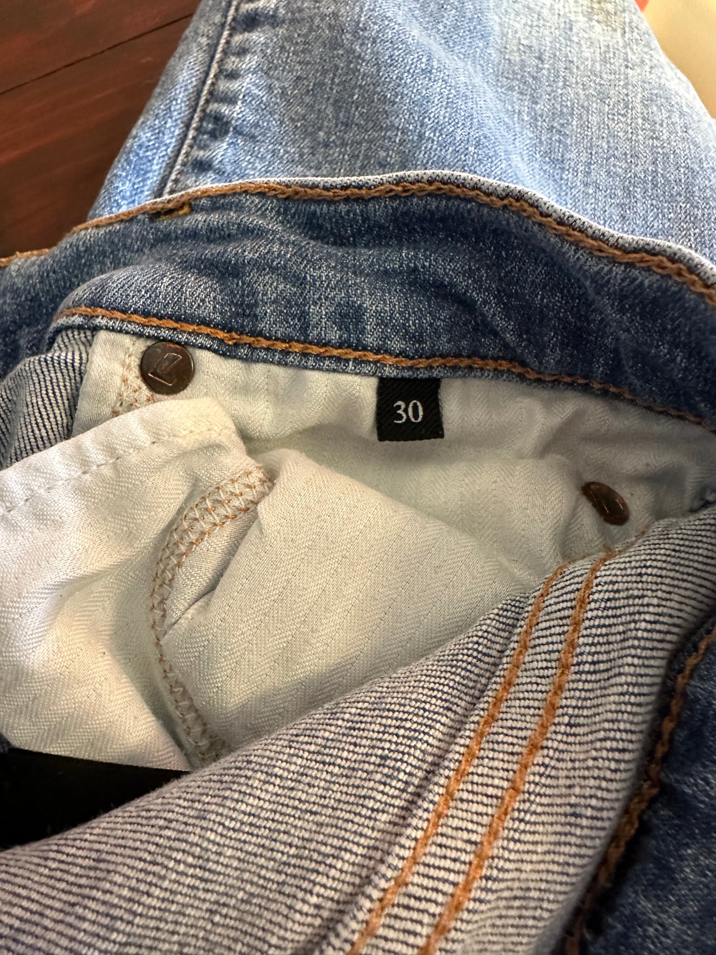 7 For All Mankind High Waist Slim Kick Leg Women's Blue Jeans - Size 30