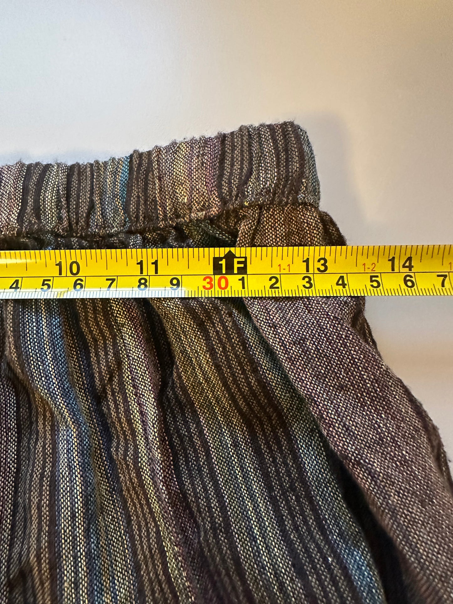 NWT Cotton Striped Maxi Skirt