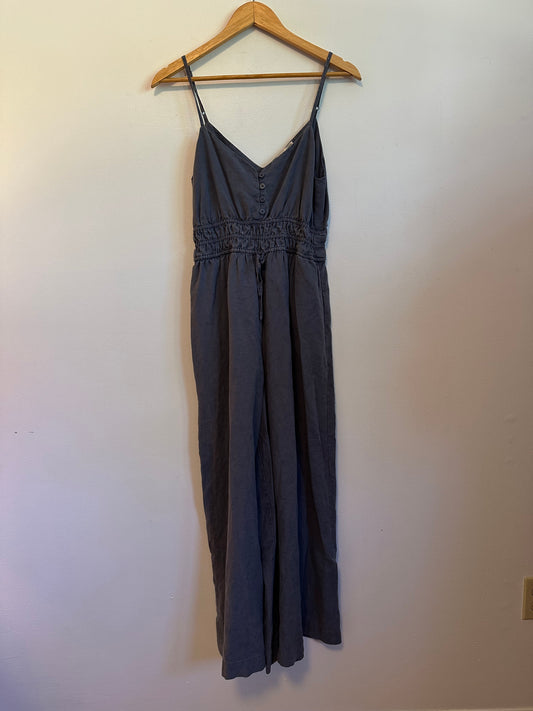 Splendid Presley Spaghetti Strap Wide Leg Ankle Jumpsuit | Size Medium