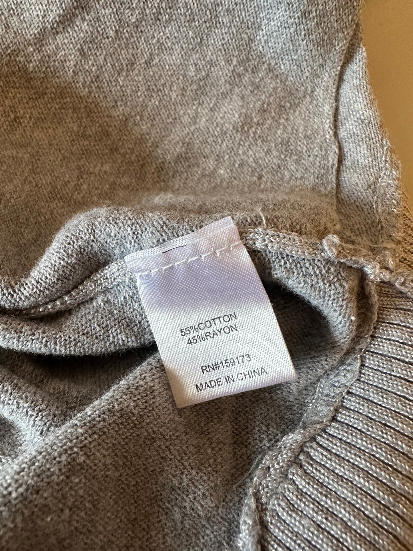 Øst London Gray Hooded Open Cardigan | Size Medium