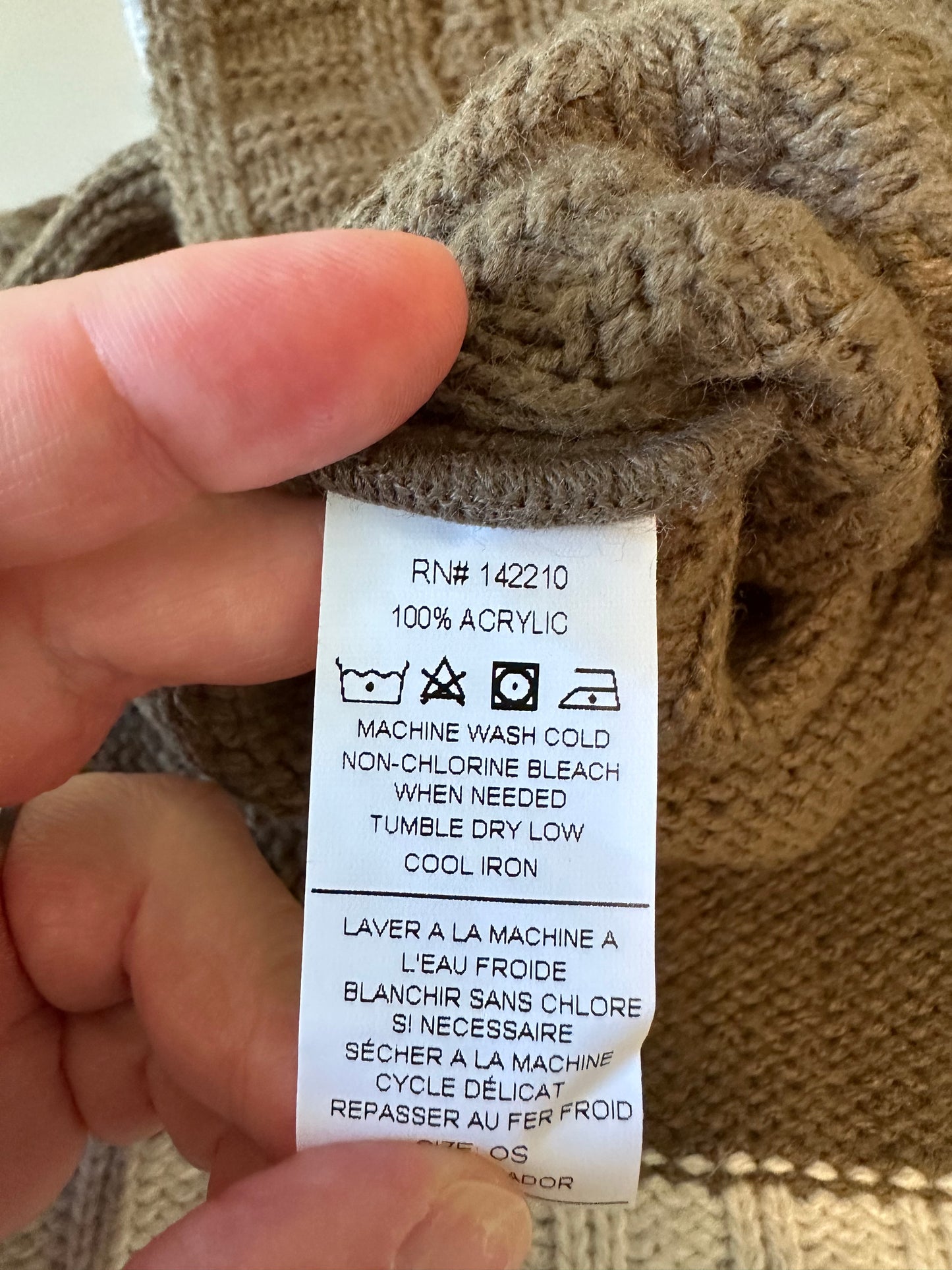 Mersea The Lisbon Traveler Sweater in Olive/Seasalt | One Size