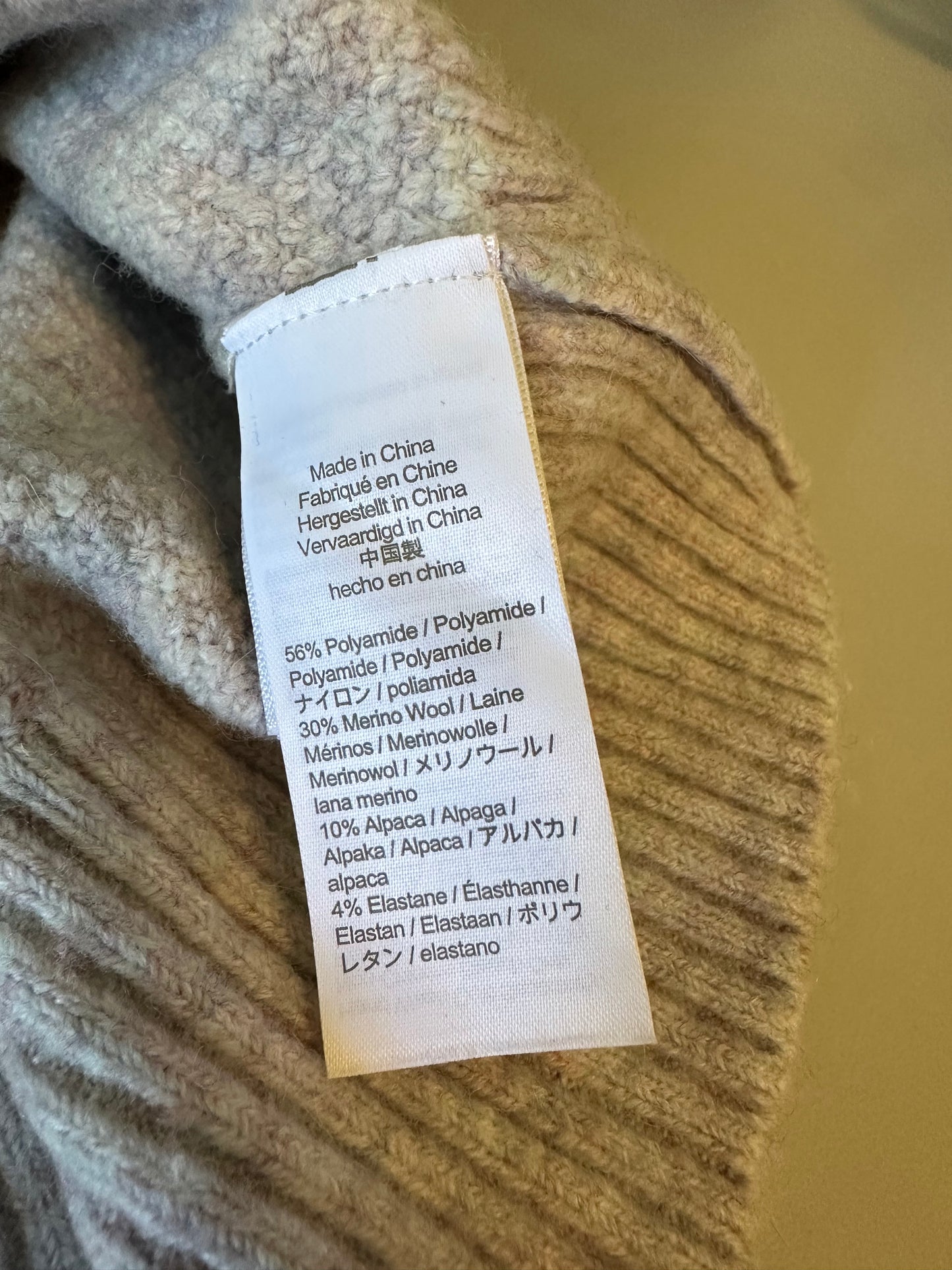 J. Crew Cable Knit Half Zip Heathered Sweater | Size Small
