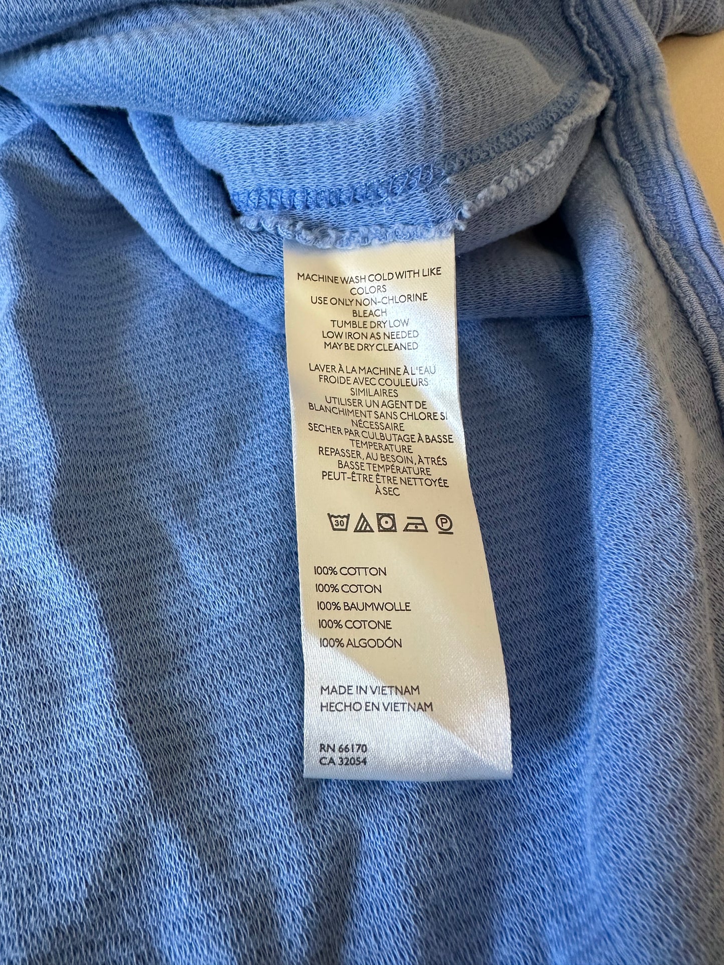 Free People x We The Free Total Eclipse Ribbed T-Shirt in Periwinkle Blue | Size Small