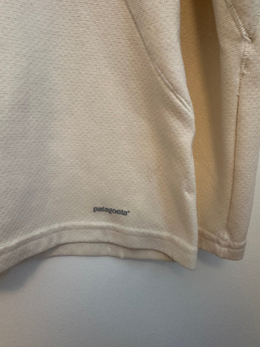 Patagonia Capilene Thermal Weight Zip-Neck Top in Ivory | Size Small