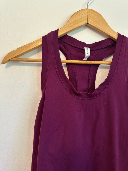 Athleta Momentum Seamless Racerback Purple Running and Gym Tank Top | Size Small