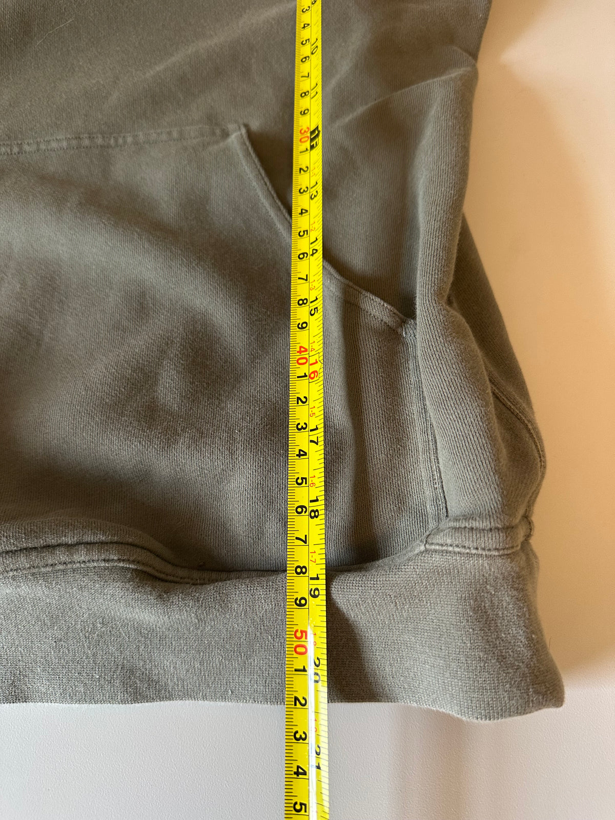 Lululemon Olive Green Pullover Hoodie Sweatshirt in Cotton Blend Fleece