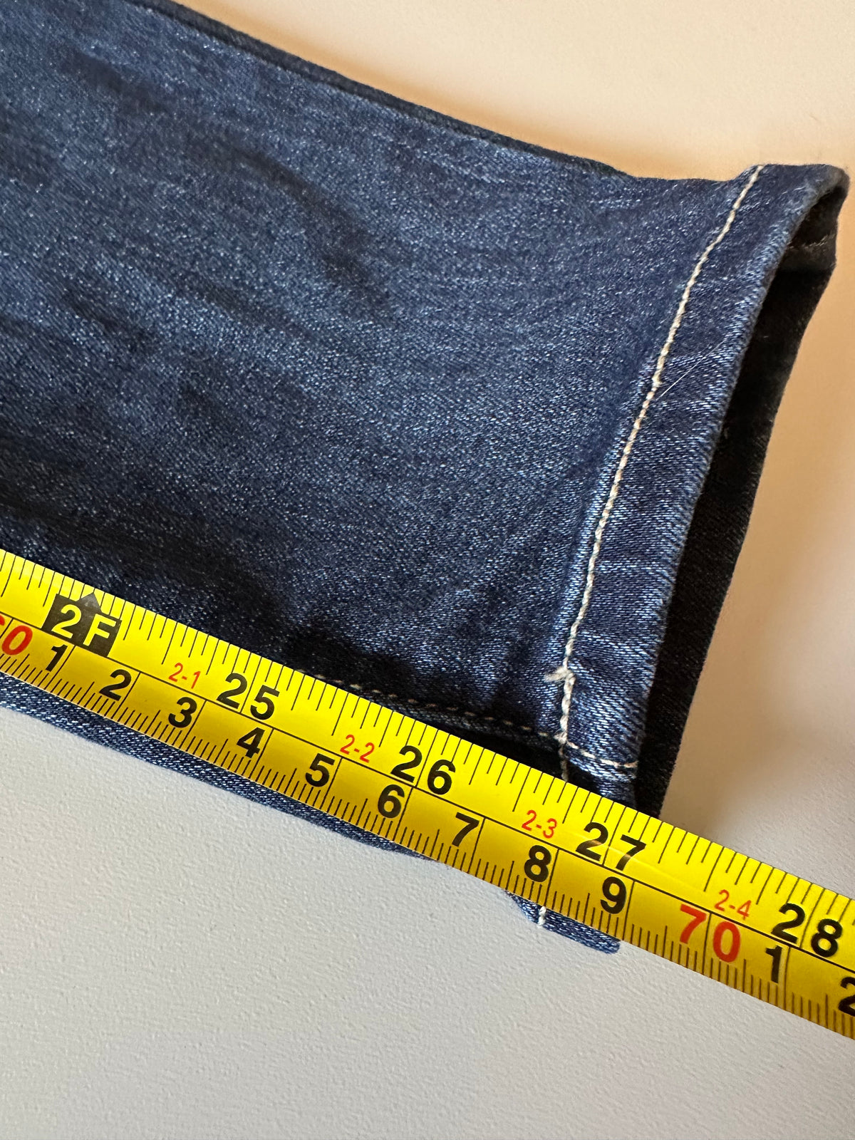 Paige Verdugo Ankle Dark Wash Skinny Jeans | Size 26