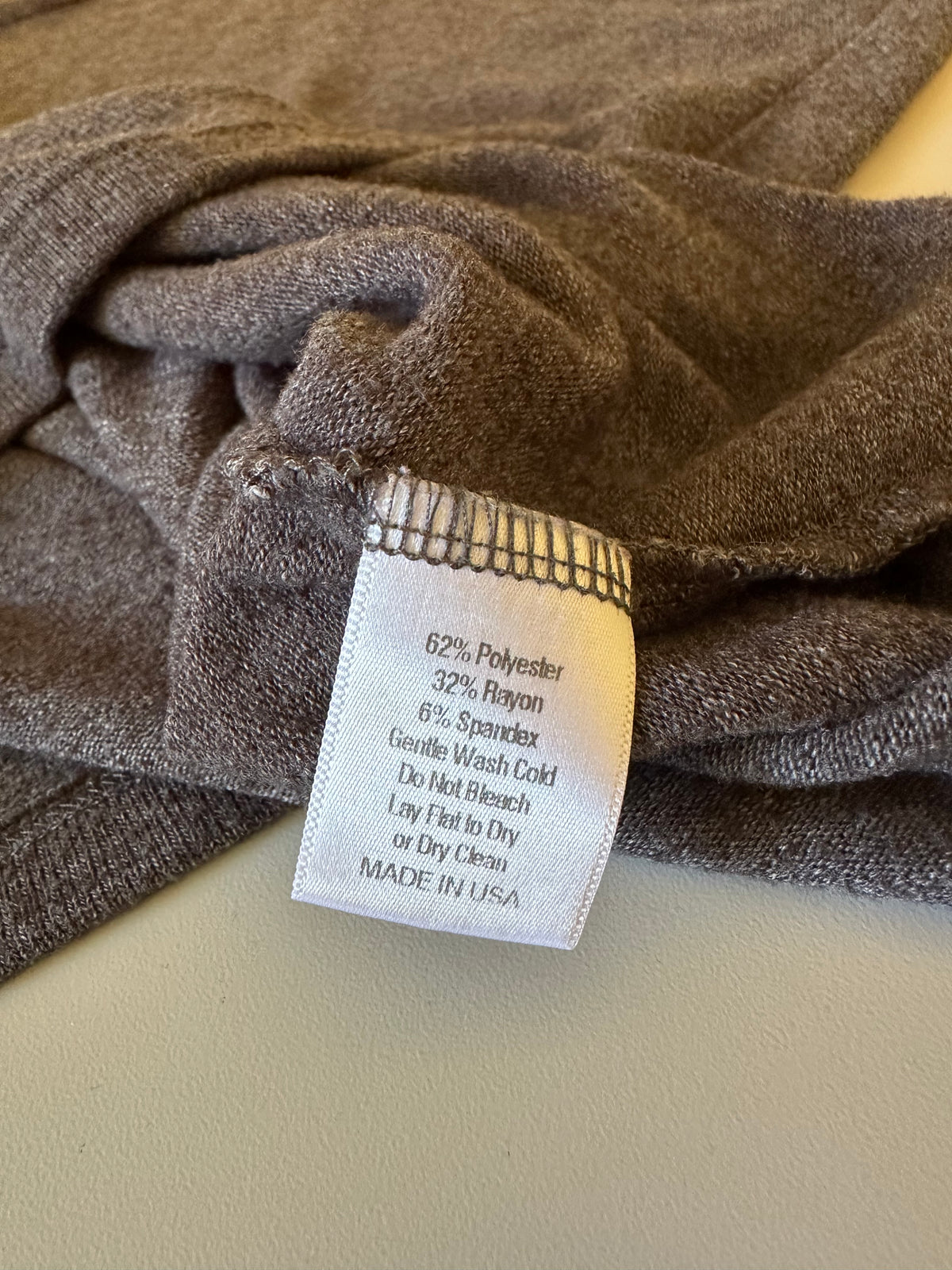 Laila Jayde Charcoal Grey Dolman Sleeve Knit Top | Size XS