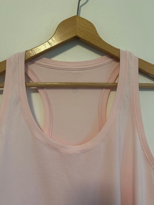 Lululemon Baby Pink Racerback Relaxed Fit Tank Top