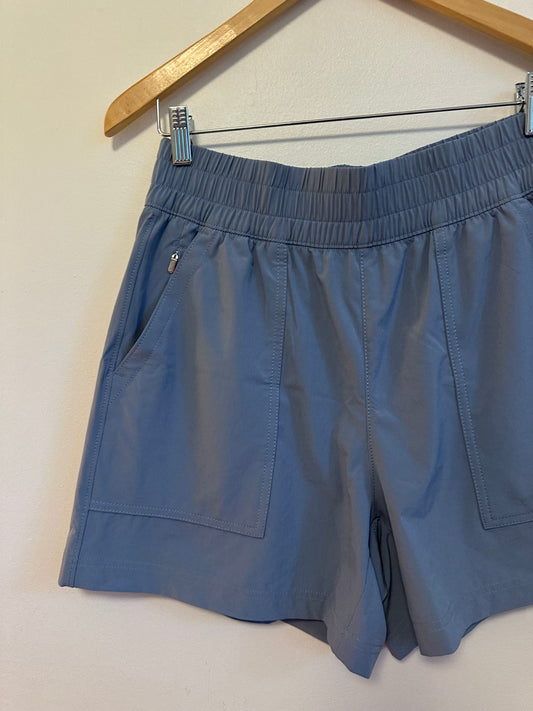 Athleta Trekkie North Hiking Shorts in Blue | Size Small