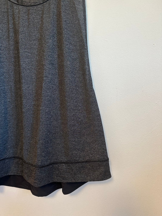 Lululemon Heathered Gray Space Dye Racerback Tank Top