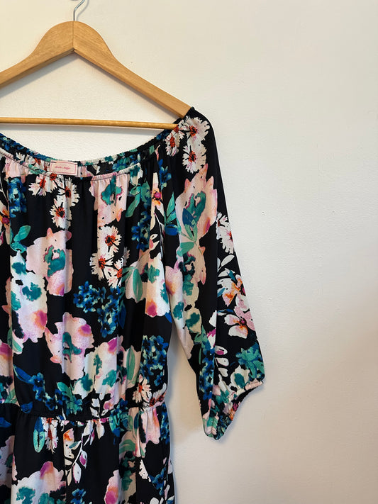 Love Ady Floral Off the Shoulder Romper