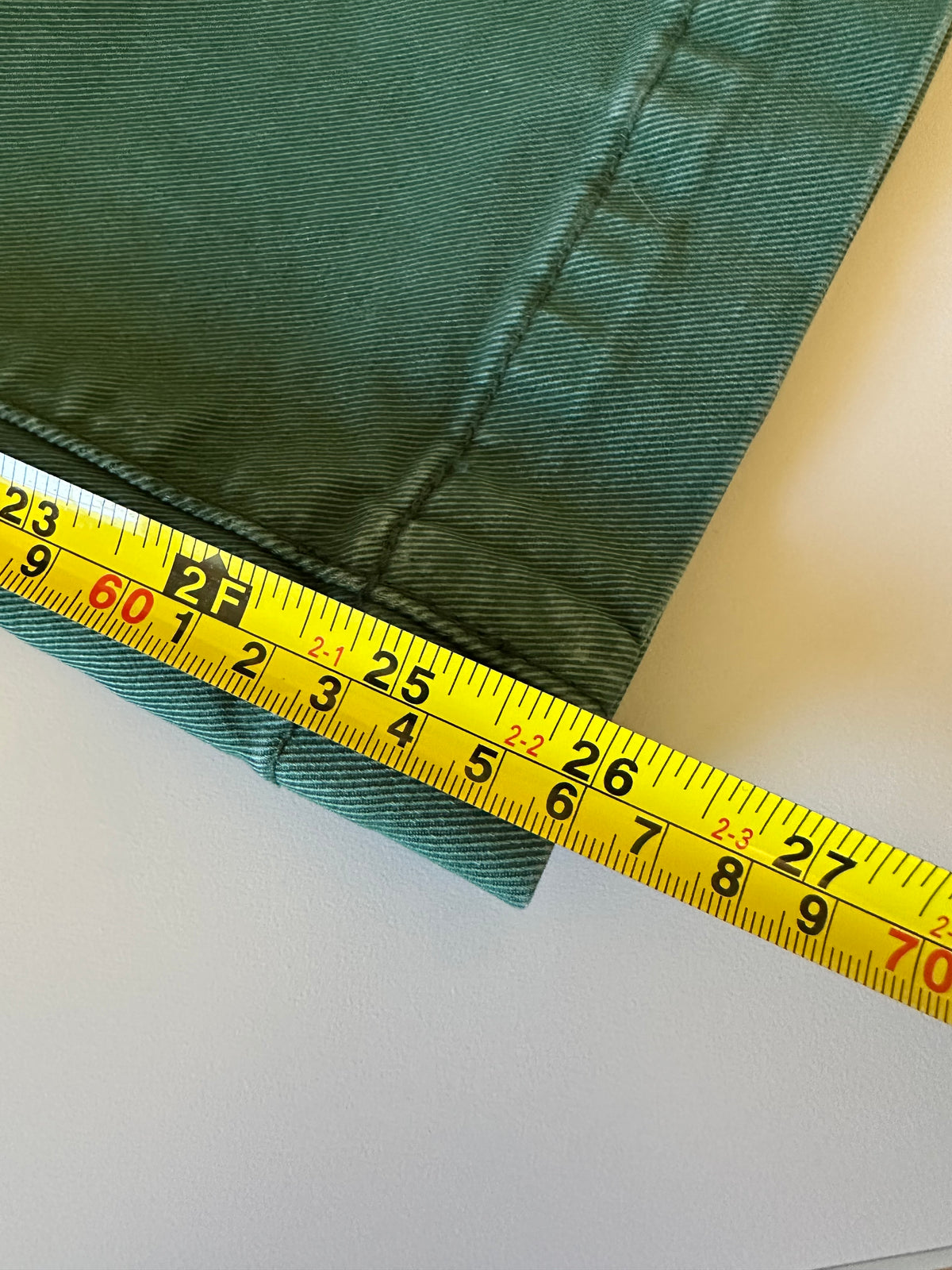 Rollas High Rise Wide Leg Sailor Pants in Basil Green | Size 29