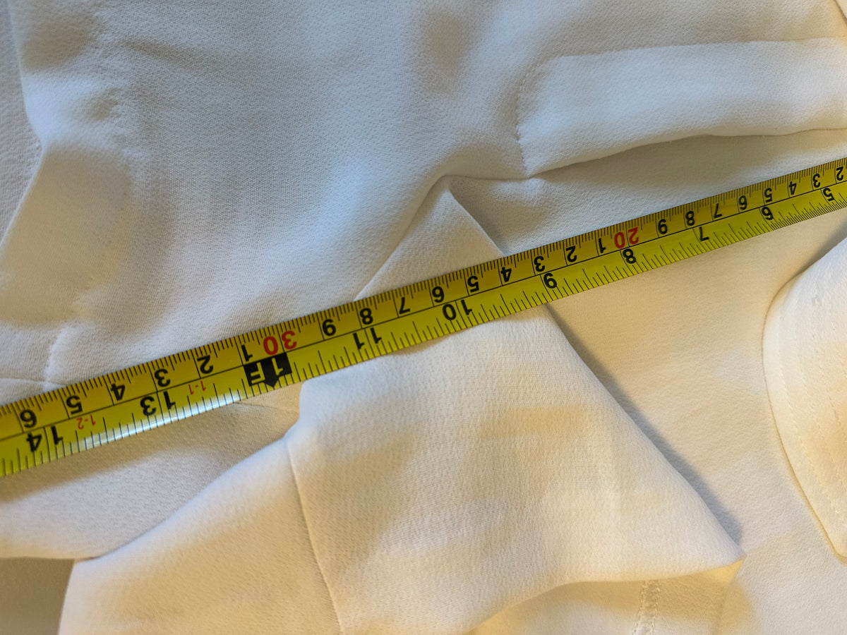 1.STATE White High Waisted Tie Belted Shorts | Size 6