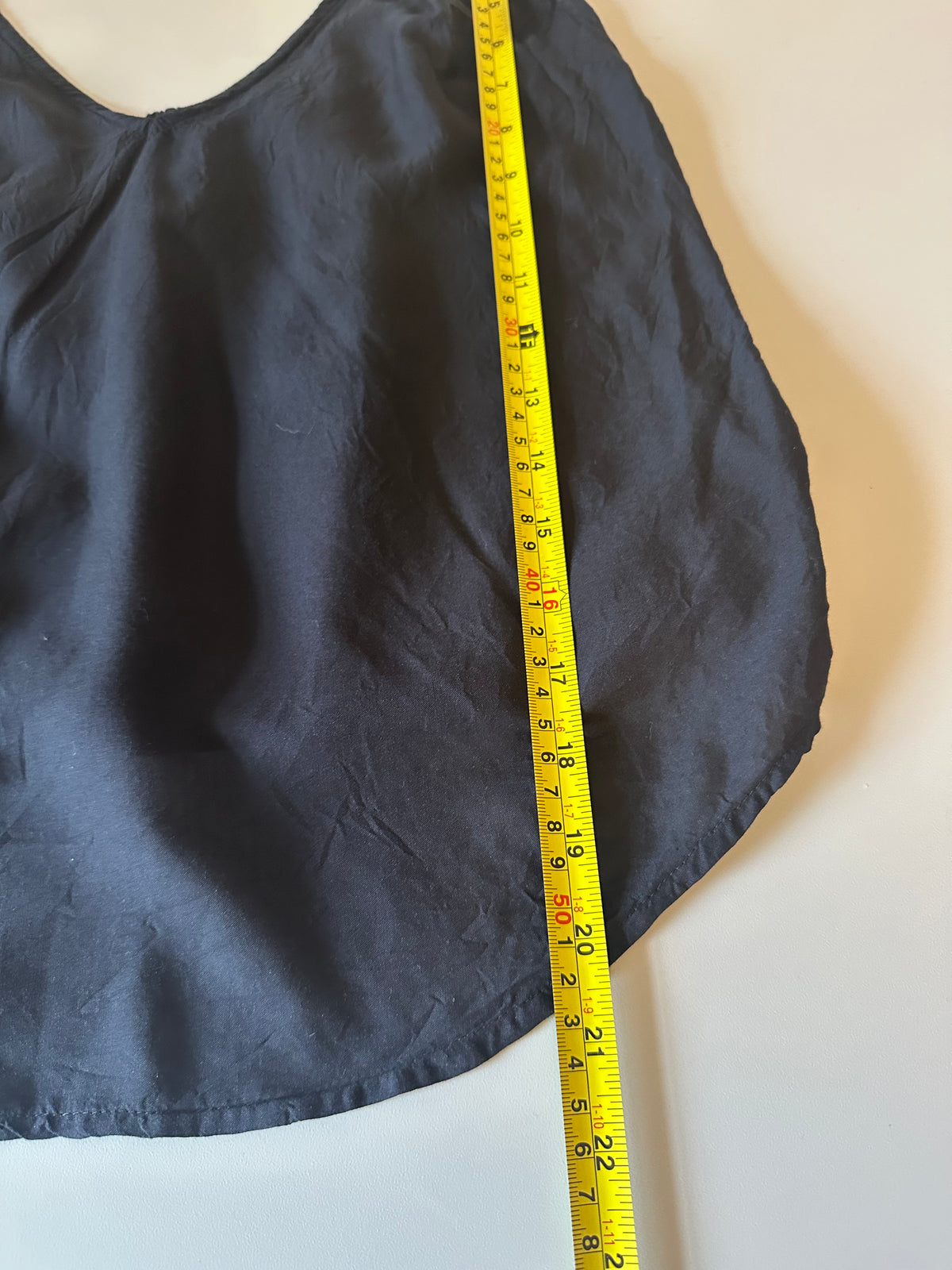 Eileen Fisher Black Silk V-Neck Camisole | Size XS