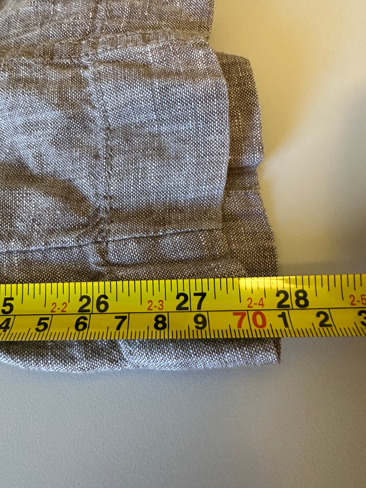 Athleta Elastic Waist Linen Jogger Pants in Brown | Size Medium