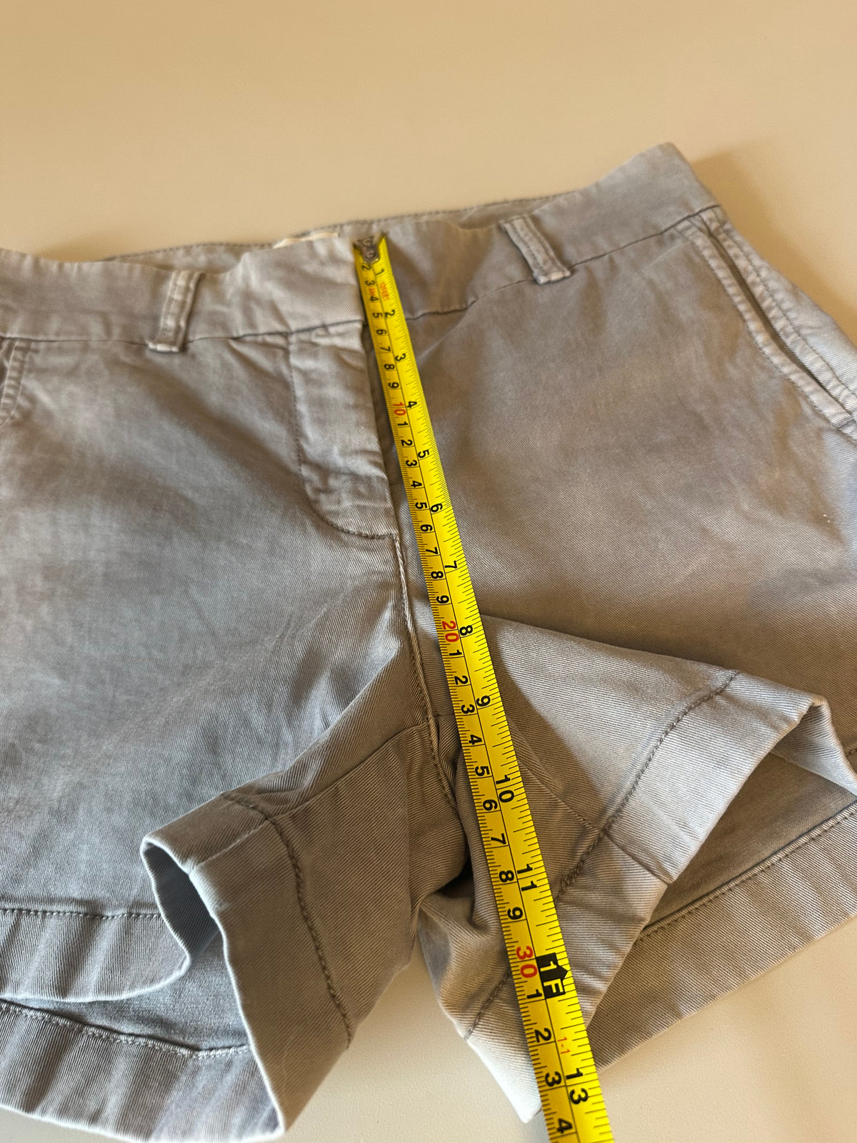 J. Crew Grey Stretch Cotton Chino Shorts | Size 2