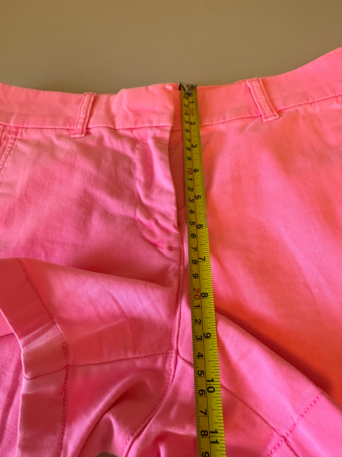 J. Crew Neon Pink Stretch Cotton Chino Shorts | Size 2