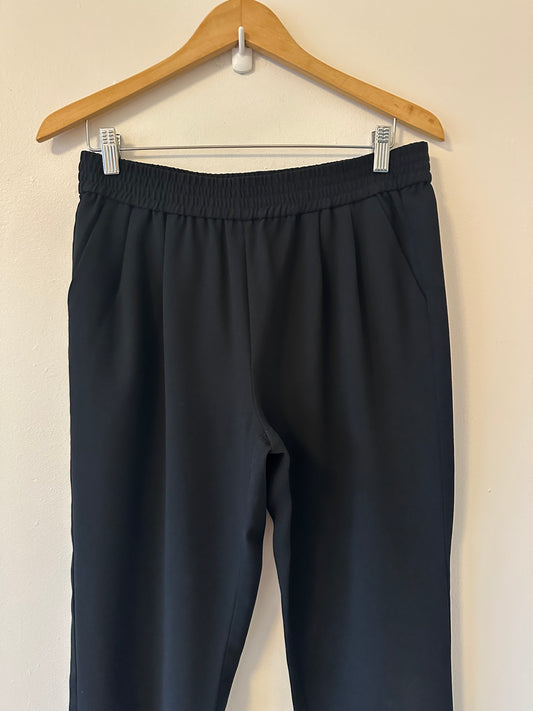 Joie Black Woven Pull On Jogger Pants | Size Medium